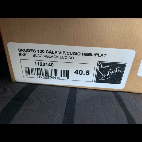 Christian Louboutin Bruges 120 Calf VIP Size 40.5 - Picture 4 of 4